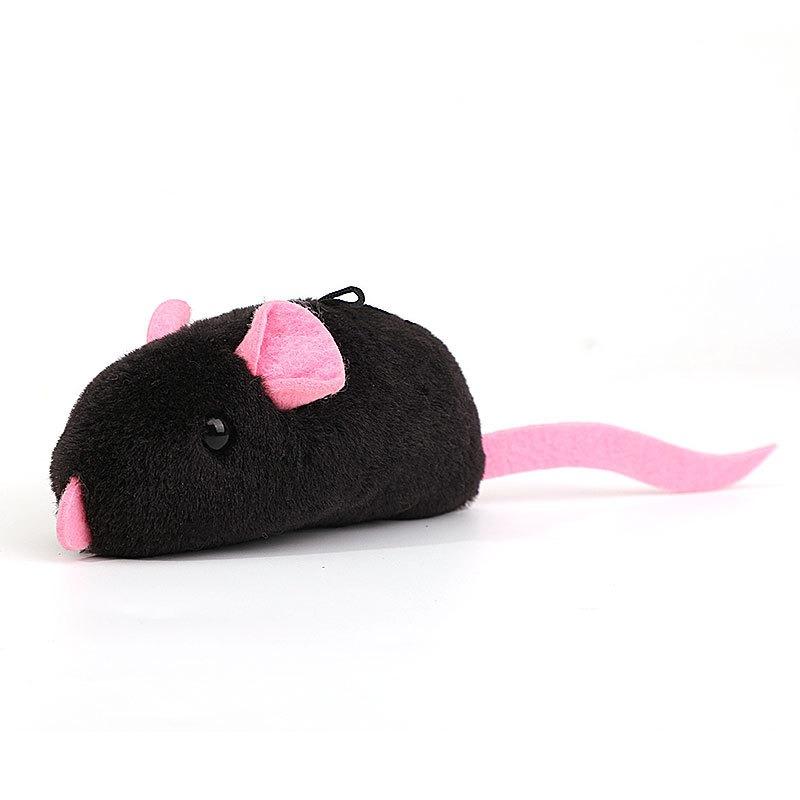 Plush Cat Toy Squeaky Simulation Mouse Interactive Kitten Chew Toy Kitten Self-Playing Plush Toys Cat Accessories