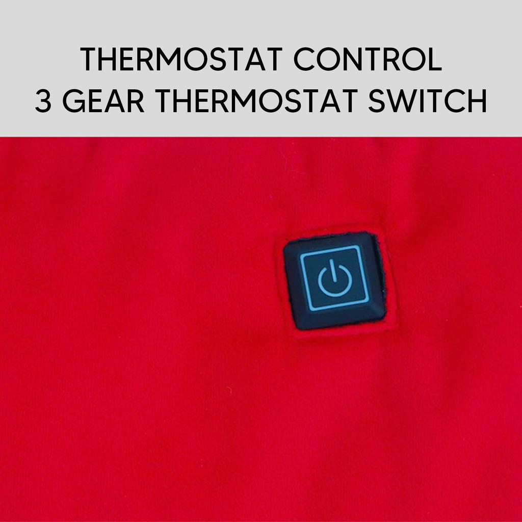 Heated Hand Bag USB 3 Gear Foldable Lint Portable Electric Heating Pouch 5V