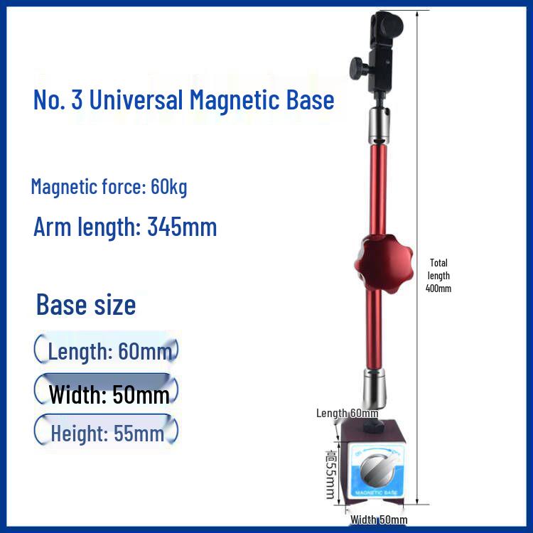 Universal Magnetic Dial Indicator Stand with Strong Magnetic Base