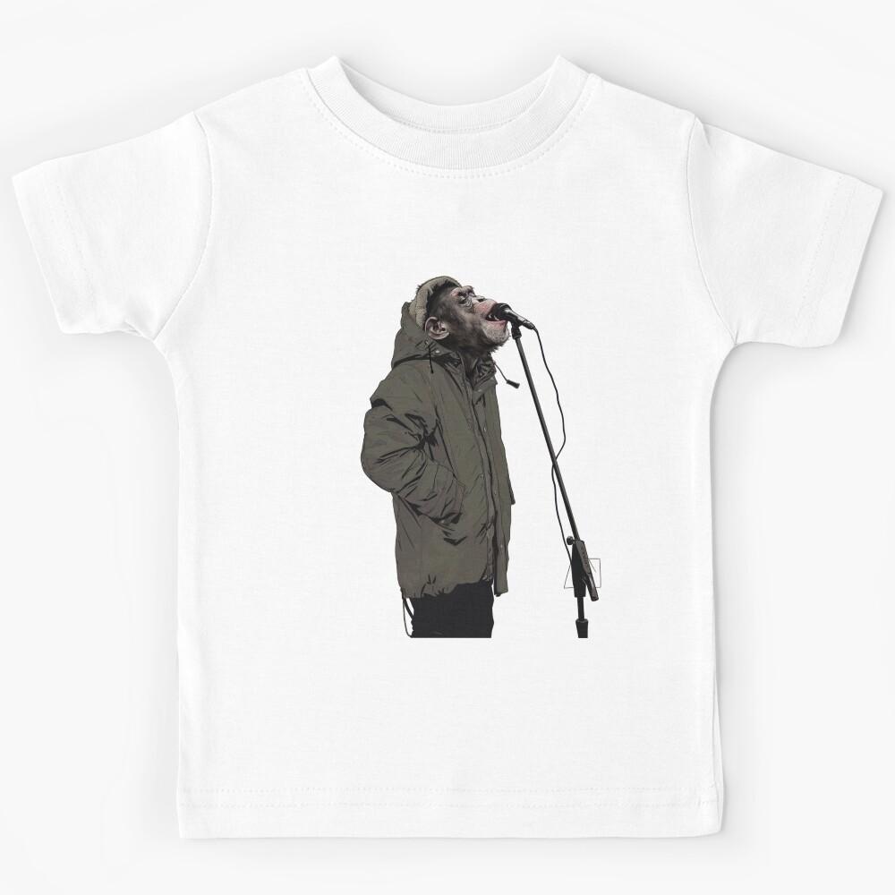 Liam Gallagher Oasis Inspired Parka Coat Chimpanzee Kids T-Shirt 170
