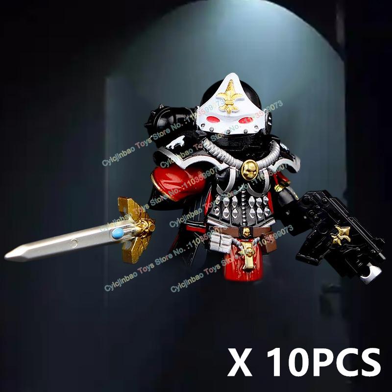 S116 New Black Warrior Girl Building Blocks Mecha Models Action Figures Children's Educational Toys for Kids Assembled Gifts