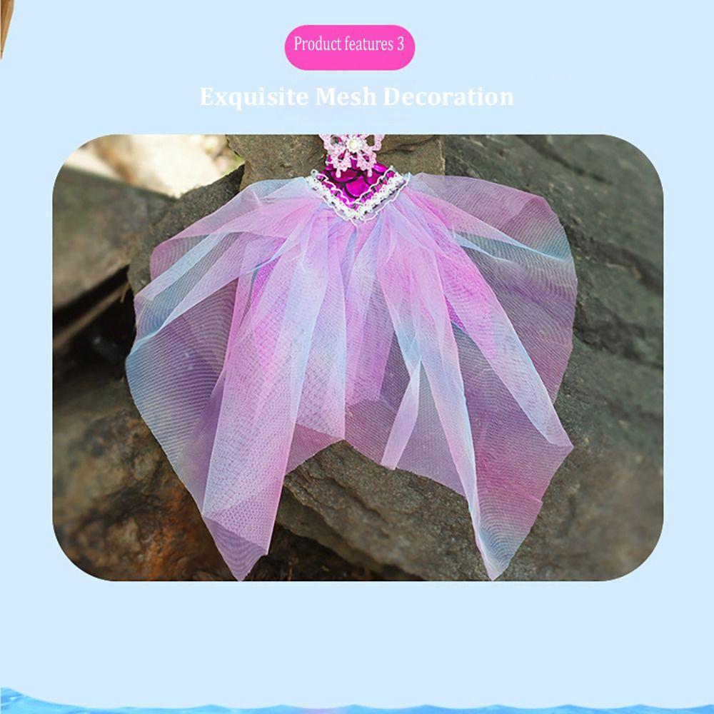 11 Movable Joints Mermaid Doll 17.7in Girl Children Toys Princess Doll (with Lights and Music)