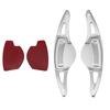2PCS Car Shift Paddle Extender Aluminum Alloy Paddle Shifter For Hyundai Genesis G80 G330 2014-2019 Screw Fixed Steering Wheel Modification DecorCover