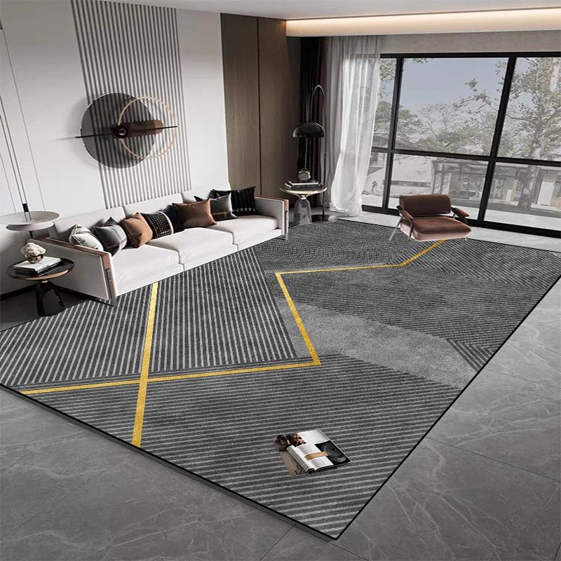 Light Luxury Carpet for Living Room Home Decoration Coffee Table Large Area Rugs Bedroom Non-slip Floor Mat Entrance Doormat