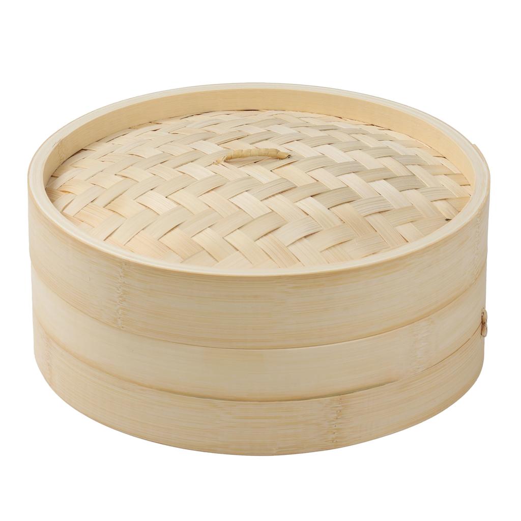 Pearl Metal Chinese Bamboo for Steaming and Xiaolongbao Steamer, 24cm, Vegetables, Shumai, (HC-662)