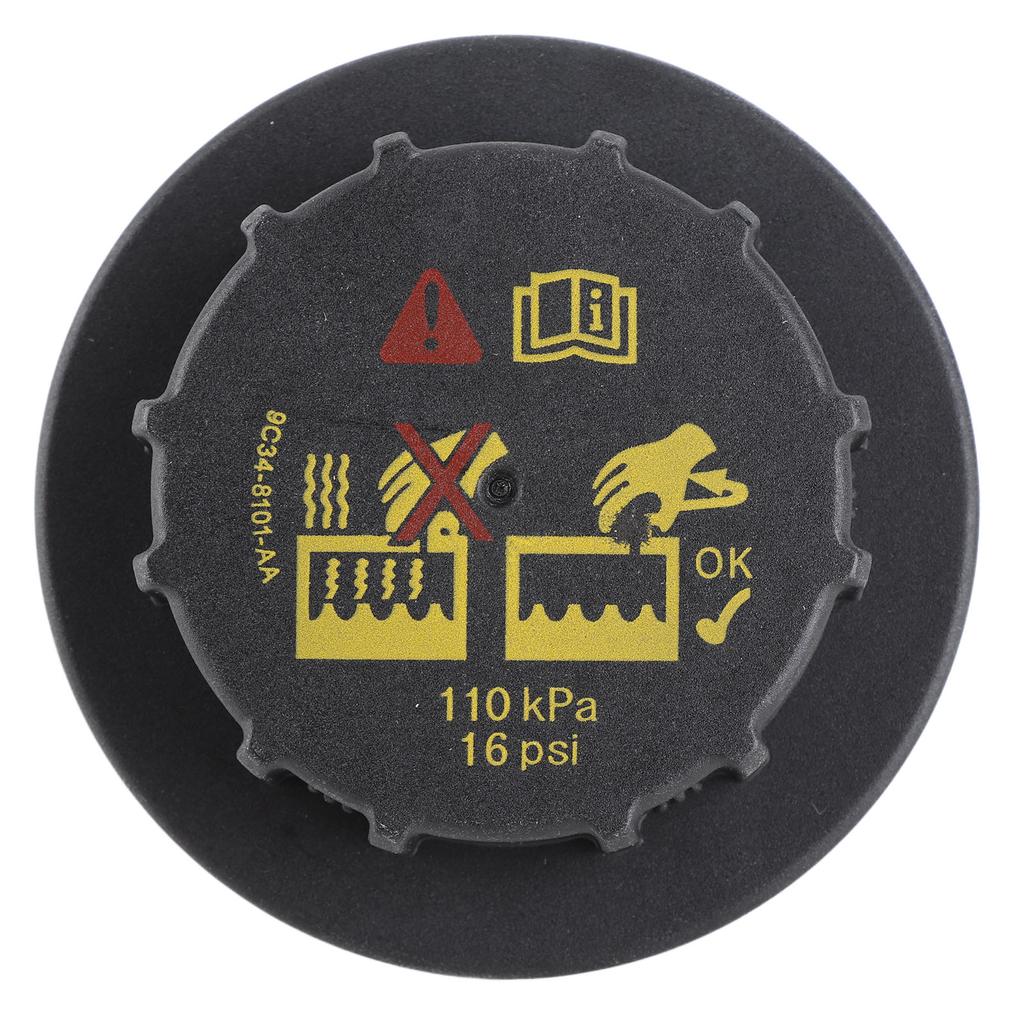 Radiator Pressure Cap Cooling Reservoir Cover 9C3Z8101B Replacement for Crown Victoria 1992‑2011