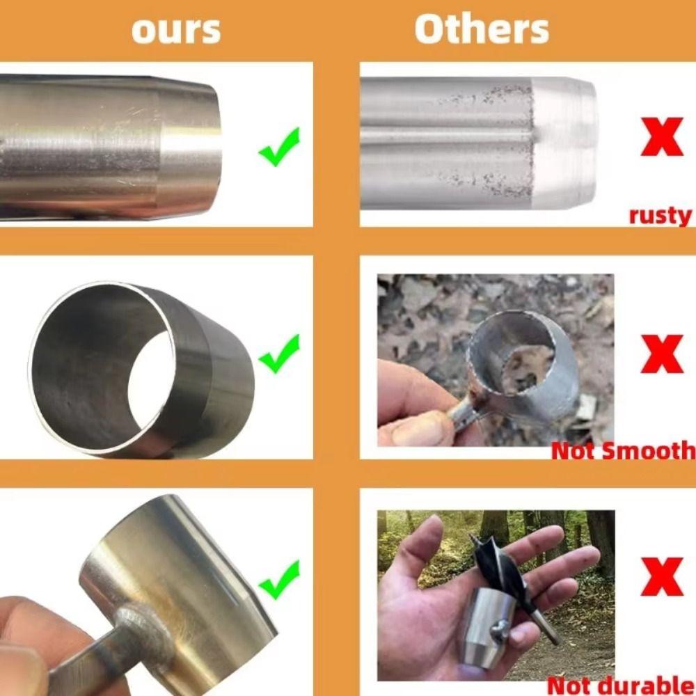 Tragbares Design Schneckenbohrer Bits Langlebige Konstruktion Handbohrer Werkzeugset Holzbearbeitung