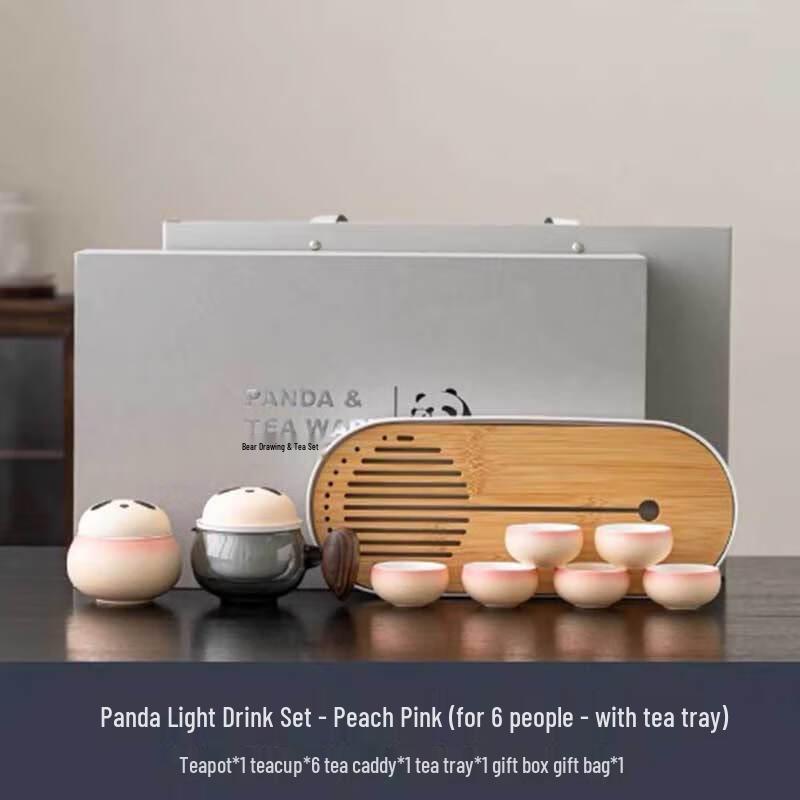 LIU Panda Ceramic Tea Set