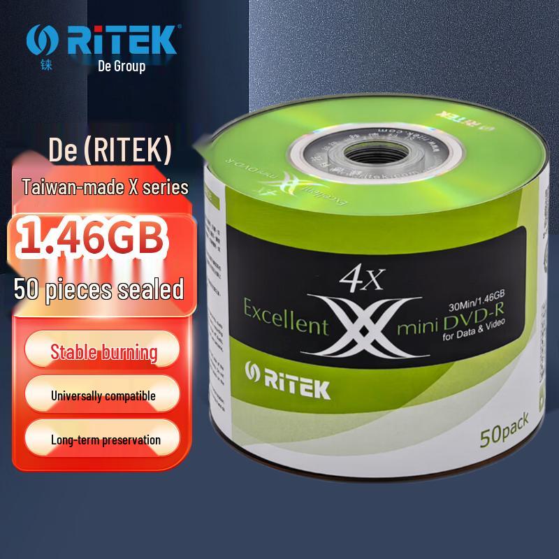 RITEK X Series DVD-R 4x Mini Discs