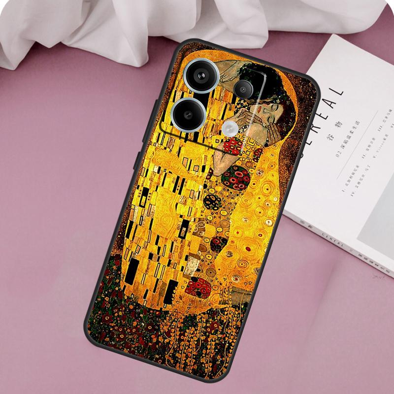 Starry Night Klimt Kiss Case For Xiaomi Redmi Note 14 13 12 11 10 9 15 Pro Plus Redmi 15C 14C 10C 12C 13C 15 Cover