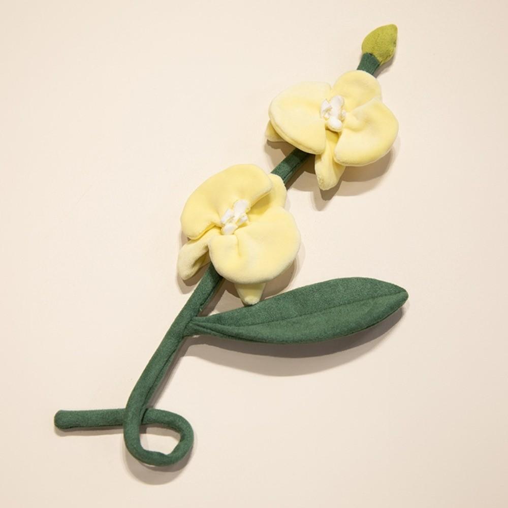 Twist Stick Handmade Felt Flower Bendable Wire Stem Flexible Iron Wire Artificial Floral Bouquet Artificial Single Stem Bouquet