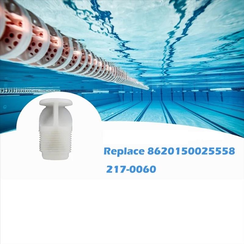 2PCS Professional Aerator Sprayer Nozzles Plastic Texture Suitable for Swimming Pool Systems Plastic Construction