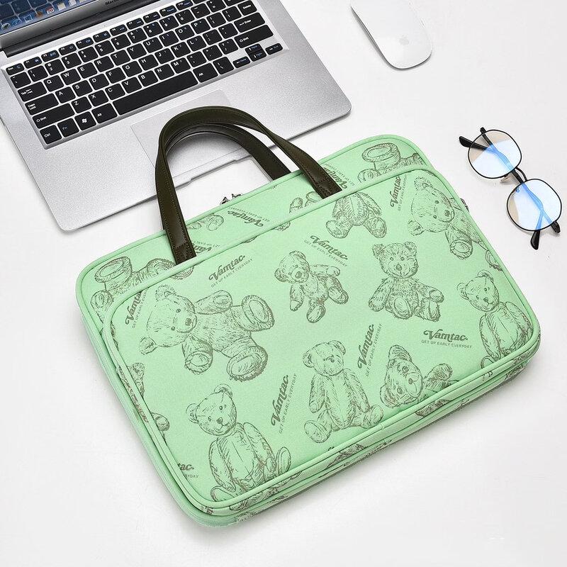 Cartoon Bear Laptop Shoulder Bag
