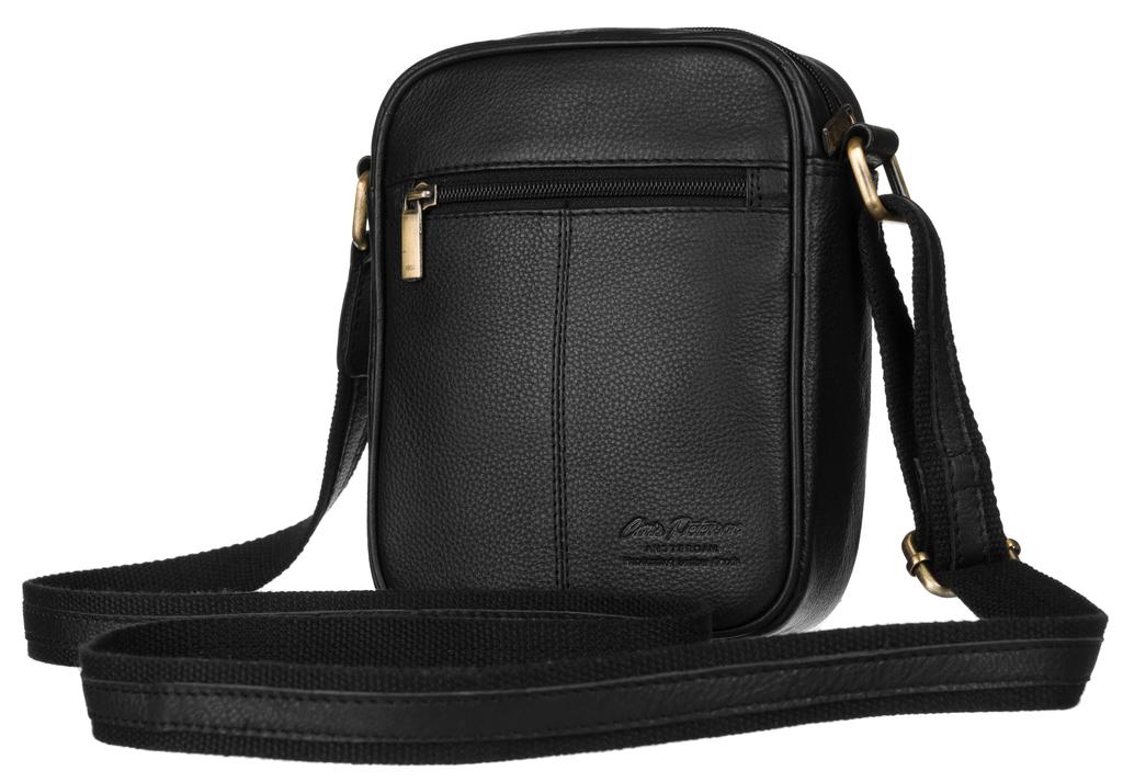 PTN 5021-NDM-2960 Black Leather Bag