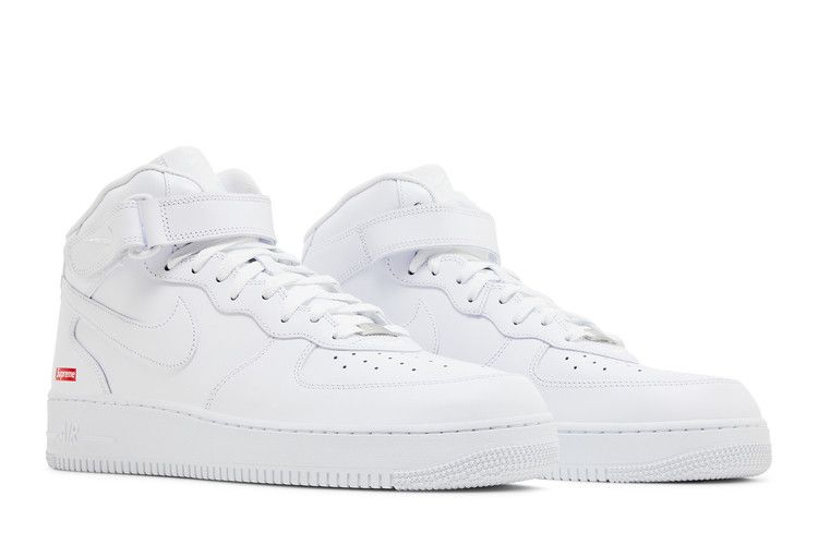 Men's Sneakers Nike Air Force 1 Mid Supreme White White/White-White