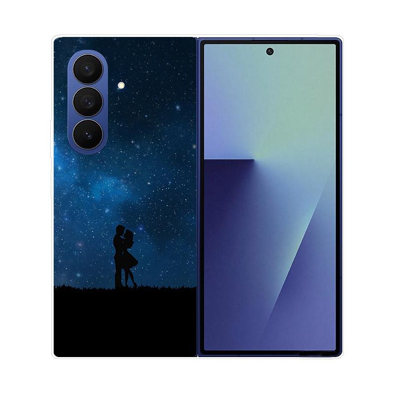 For Samsung Galaxy Z Fold 7 5G Phone Case Cover Transparent Back Protective Shell Coque For Samsung Z Fold7 Clear Hard PC Fundas