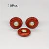 10Pz Perline in ceramica sagomate pezzo piatto rotondo cerchio collana ciondolo fai da te fiore smalto bottone della pace perle di porcellana sfuse