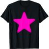 Estrelas Rosas com Borda - Camiseta Estrela Rosa
