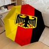 1 Stück Adler Flagge Automatischer Öffnungs-/Schließschirm Kompakter Faltbarer Schirm mit 8-Rippen-Gestell leichtes Design, Hochwertiger Stoff1173A