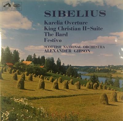LP Schallplatte JEAN SIBELIUS, ROYAL SCOTTISH NATIO - Karelia Ouvertüre / König Christian I HQS1070 His Master's Vo 1967 UK Klassik Gebraucht