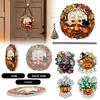 Halloween 2D Acrylic Pumpkin Hanging Decoration for Tabletop, Porch and Door