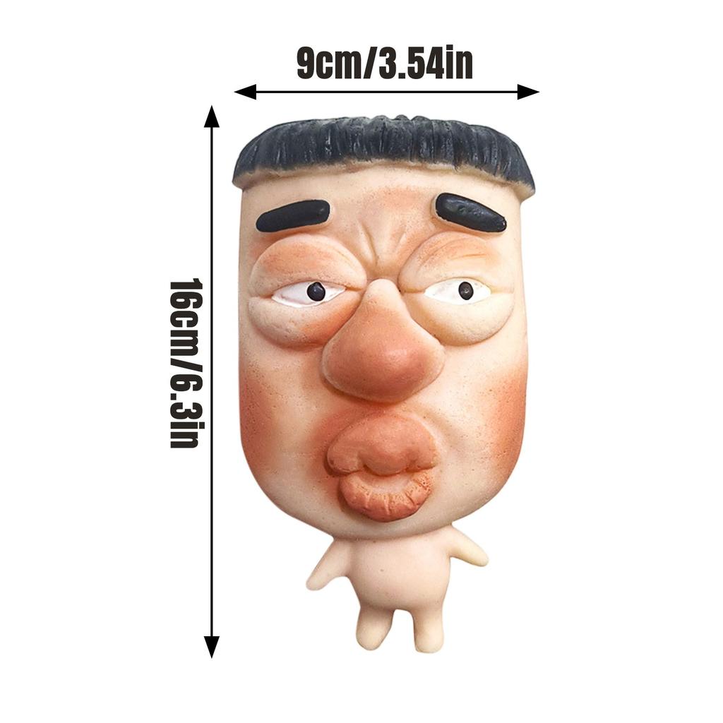 Stress Relief Tool Pinch Music Mask Facial Expression Creative Fun Unique Character Quick Squeeze Children'S Educational Toy