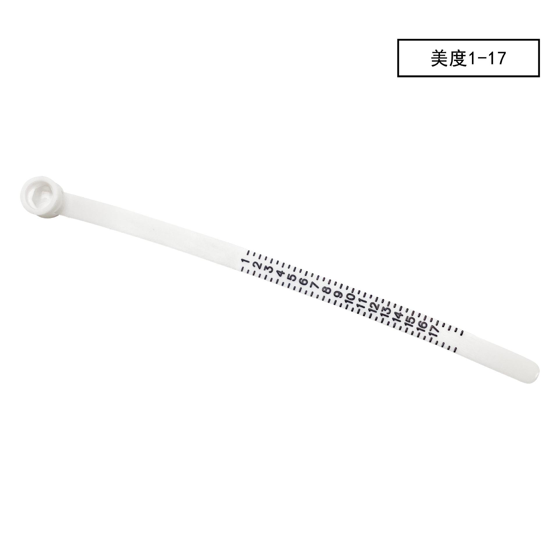 

1 шт. Измерение кольца с увеличительным стеклом, Измерительная лента для кольца, Американский размер, Круглый фильтр для размера кольца, Линейка для кольца белый