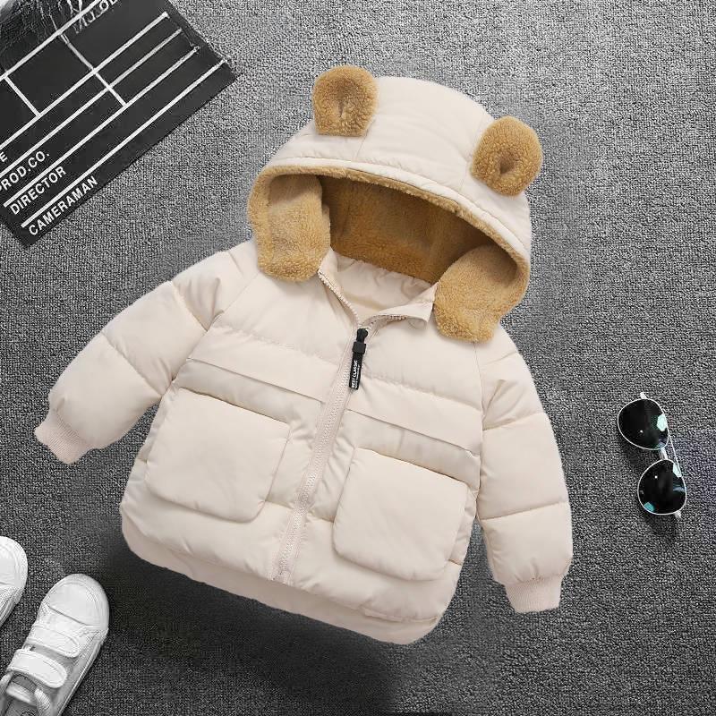 Baby Girls Jacket Winter Jacket for Boys Coat Kids Warm Hooded Outerwear Coat Children Clothes