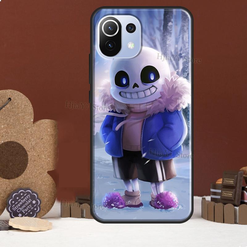 Undertale Sans Doggo Funda For POCO F5 X3 X4 X5 Pro F4 GT C40 F3 Case For Xiaomi 11T 12T Pro 12 X 13 Lite Cover