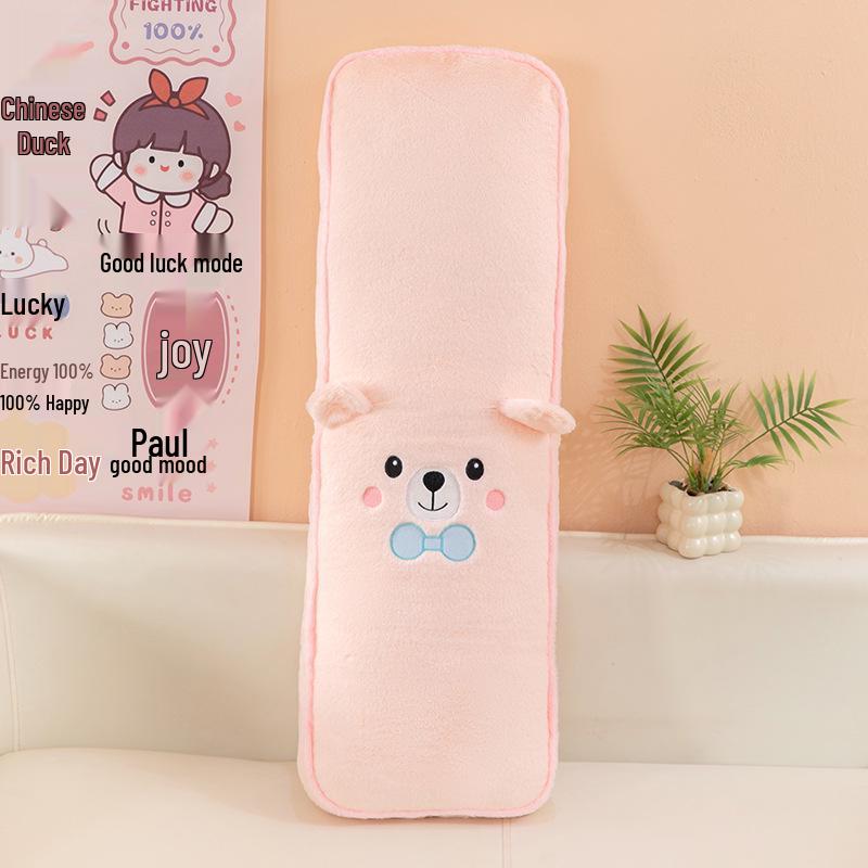 Animal Long Body Pillow for Girls - Sleep, Backrest, and Headboard Cushion