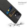 Hartes PC+Stoff Handyhülle für Xiaomi Redmi Note 13 5G Hülle Dual-Kartenfach Schutzhülle