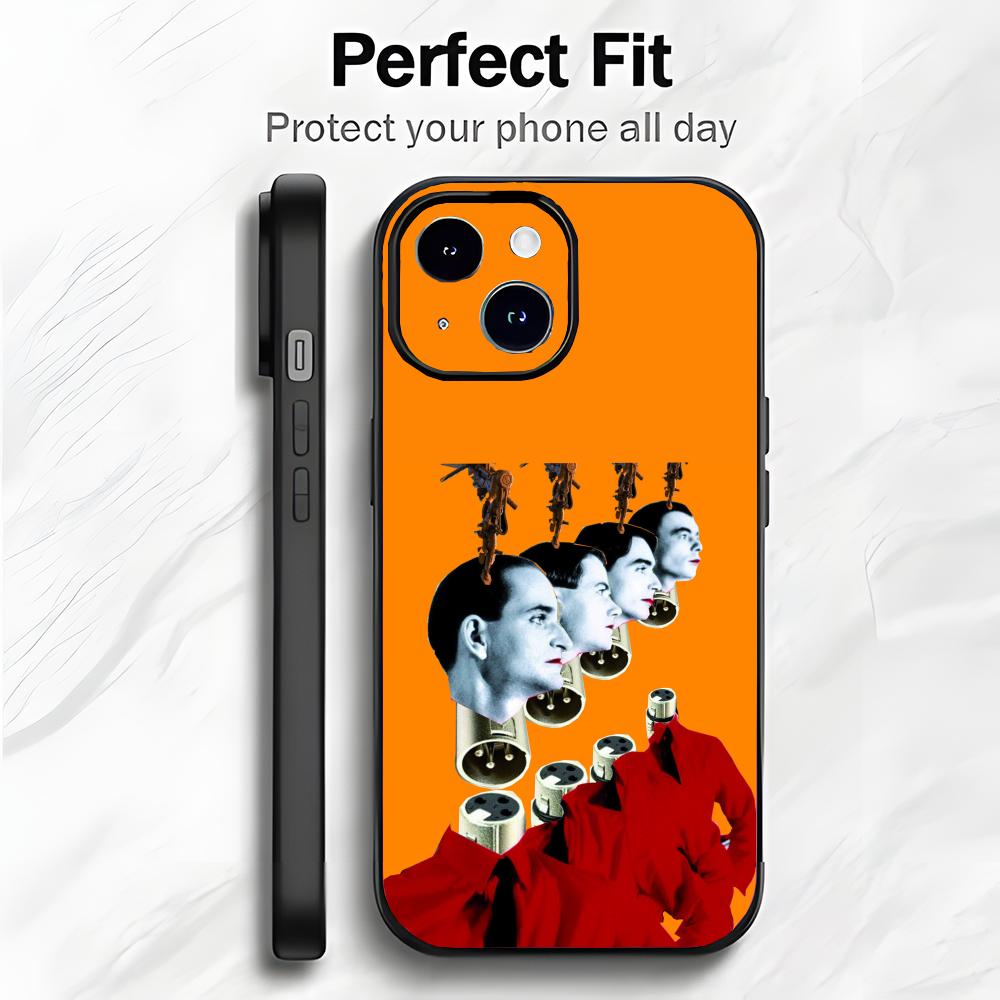 Electronic Music Pioneers K-Kraftwerk Phone Case Phone Case Soft Packaging Lightweight For iPhone17 16 15 14 13ProMax