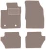 Beige Velour Floor Mats For: Ford EcoSport MK2 FL Crossover (2017-)