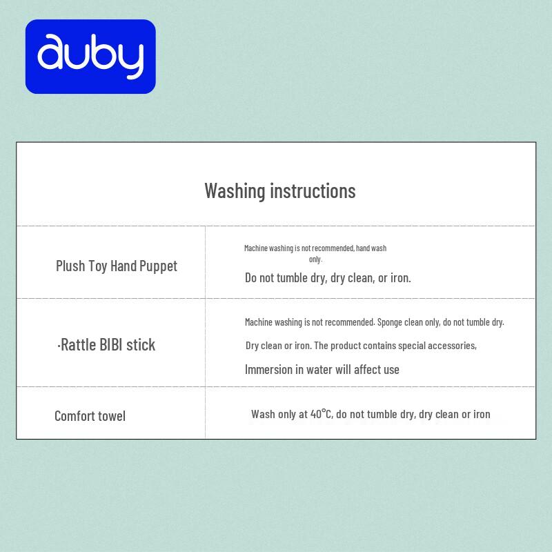 Auby Baby Rabbit Comfort Blanket Toy