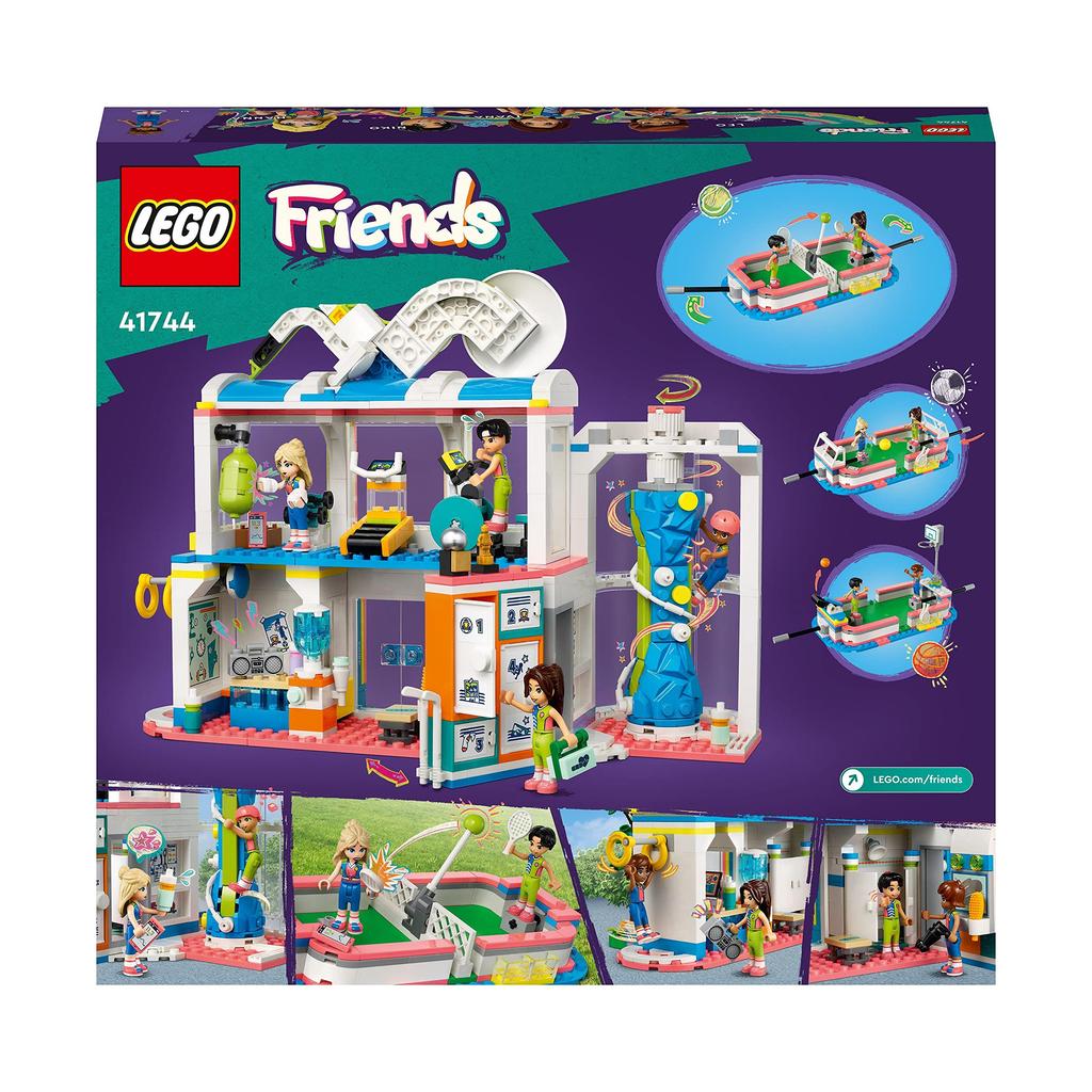 LEGO Friends Sports Center 41744, a Toy Block Gift for Girls Ages 8 and Up, Perfect for Building a City.