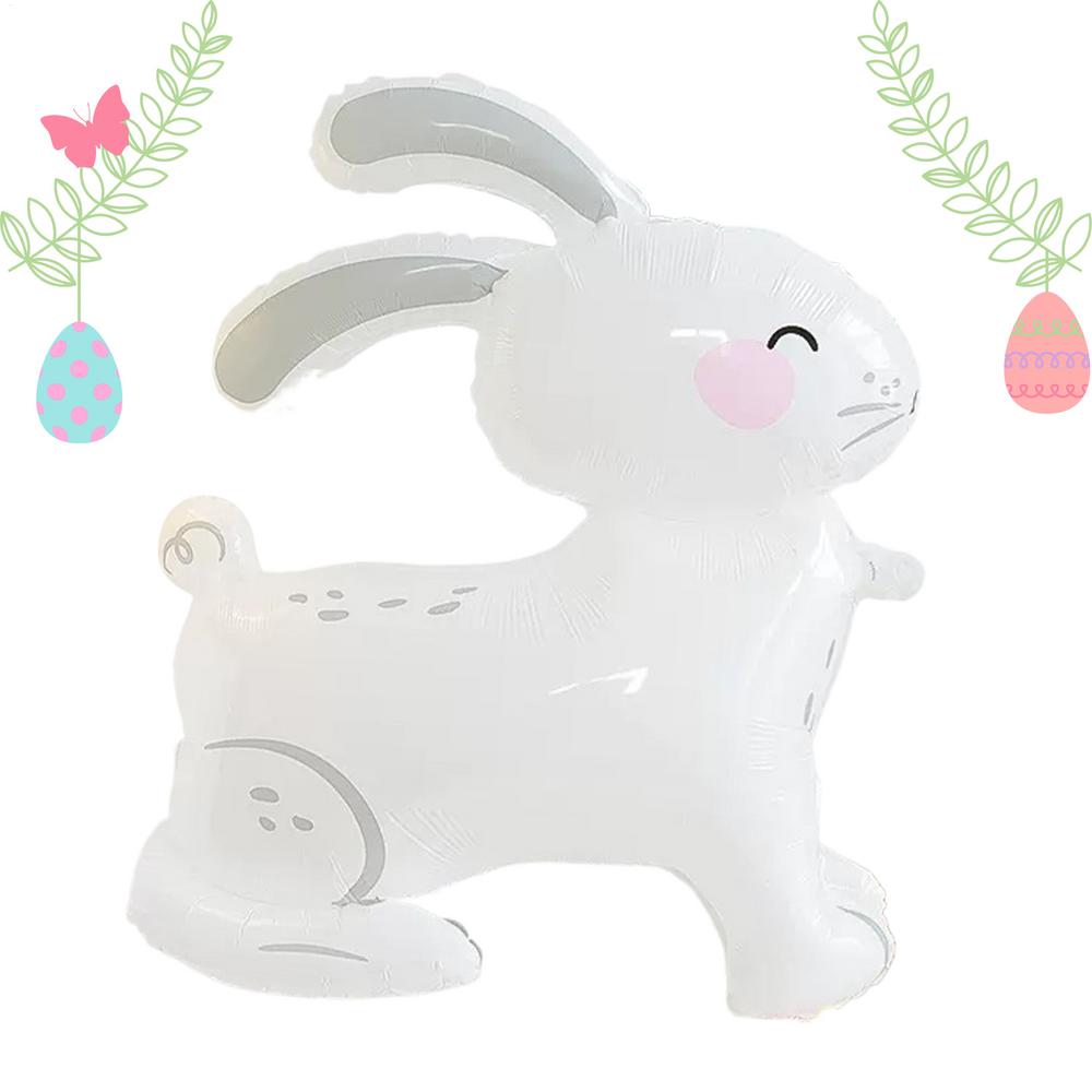 Bunny Foil Balloon Bunny Shaped Foil Balloon Cute Unique Animal Bunnies Rabbit Decoration For Baby Shower Birthday