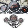 Motorcycle Instrument Digital Tachometer Speedometer Odometer Meter Motorbike Voltmeter Fuel Gauge Kit Fits for Universal