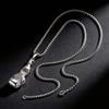 Retro Hip Hop Boxing Gloves Pendant Fashion Stainless Steel Necklace for Men Fitness Sports Punk Jewelry Accessories Gifts