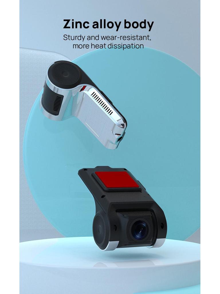 Zinc Alloy Night Vision ADAS Dash Cam with USB and HD Starlight Features