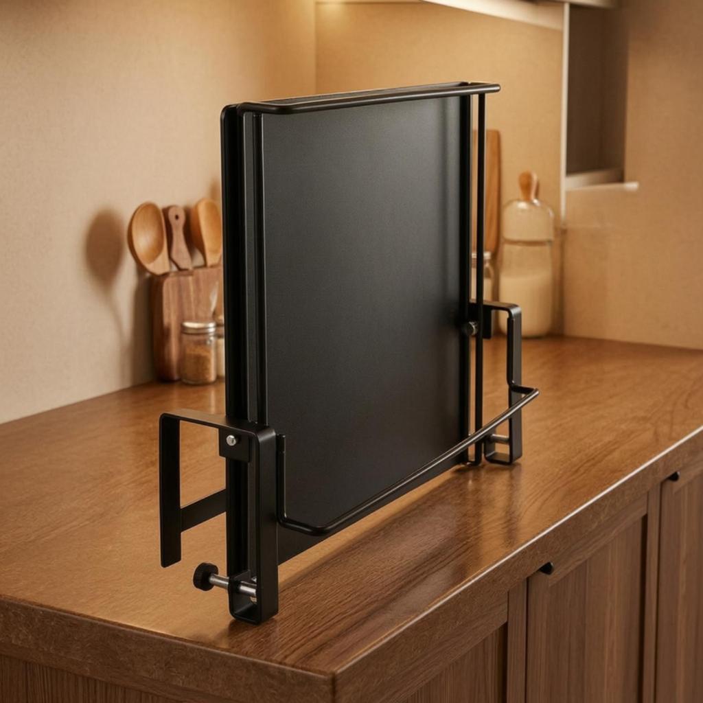 Space-Saving Foldable Cabinet-Door Rack Expandable Fold-down Door with