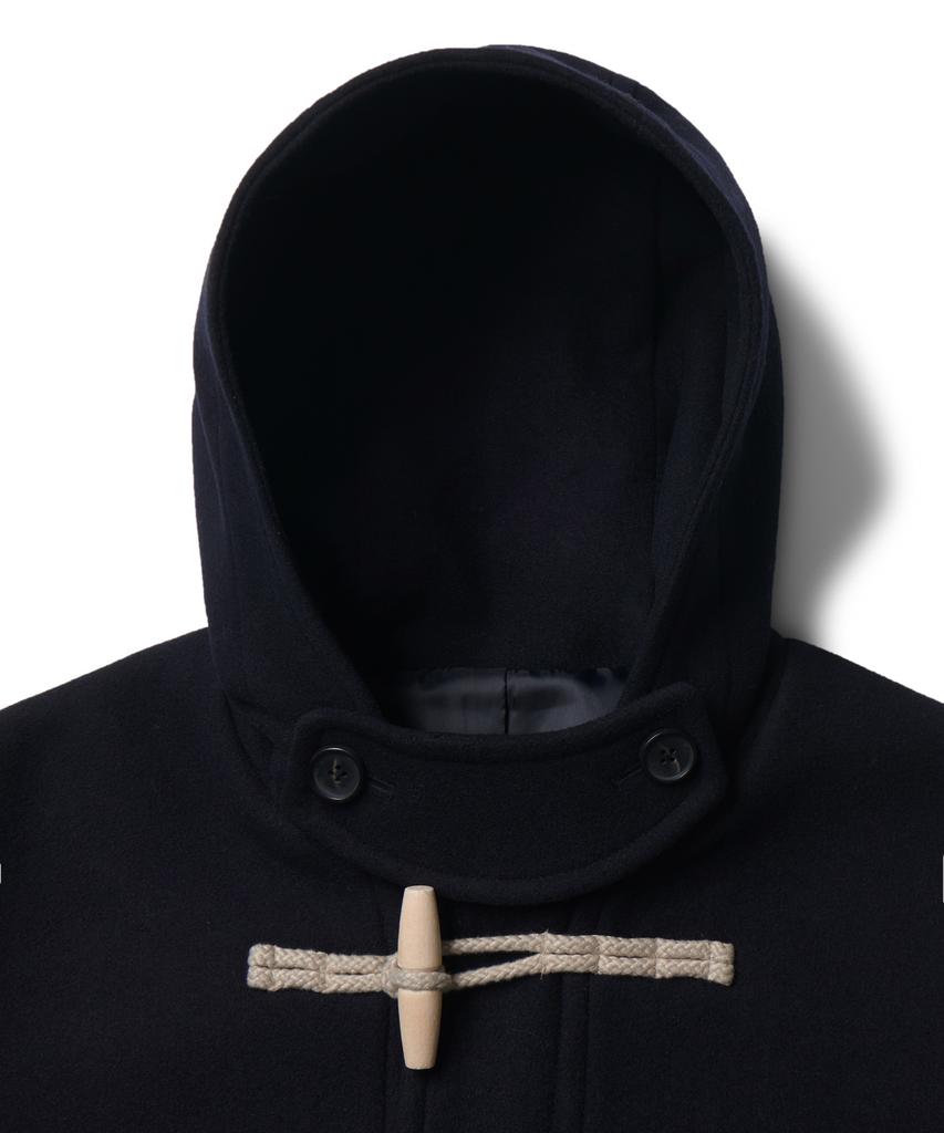 Musinsa Standard Wool Blend Extra Oversized Duffle Coat [Navy]