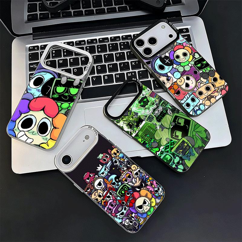 D-Dandys W-World Game Soft Phone Case for iPhone 15 16 17 Pro Max 17Air 16E 14 Plus 13 12 Mini Shockproof Cover Back Shell