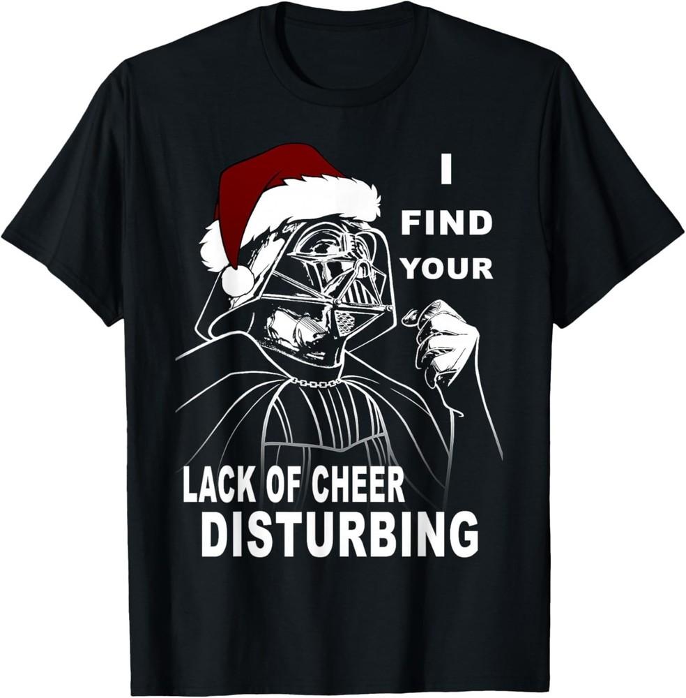 

Star Wars Vader Santa Lack Holiday Cheer Christmas T-Shirt 4XL