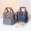 Layer Cooler Double Insulated Lunch Bag Adjustable Strap Cooler Outdoors Student