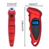 Digital Tyre Pressure Gauge 150 PSI ABS 4 Settings with Backlit LCD-Display