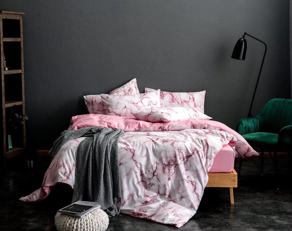 Traditional Printed Pillowcase Quilt Cover Two Or Three-Piece Set Is Available