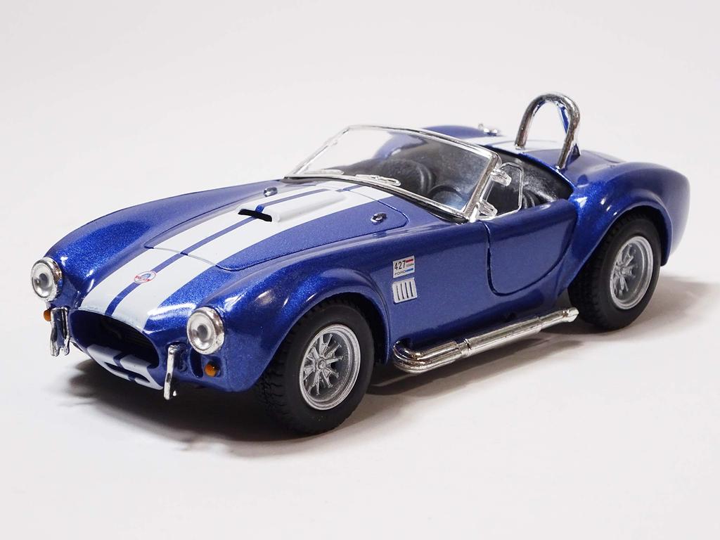 Kinsmart Shelby Cobra 427 Blue Diecast Car KT5322 S/C 1/32