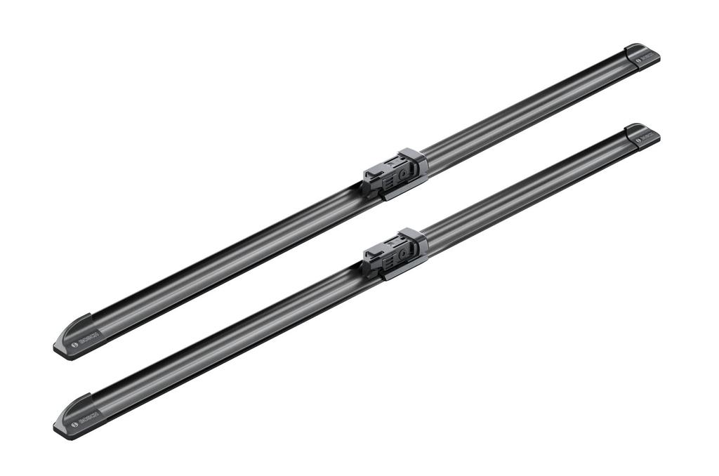 BOSCH AeroTwin Flat Wiper Blades for Imported A826S Vehicles, Model-Specific Set, 600mm/600mm,