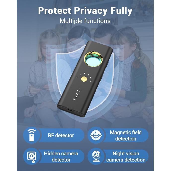 

Hidden Camera Detectors,2025 New Camera Finder, Bug Detector, 5 Levels Sensitivity,4 Professional Modes for Bathroom,Office,Car,Hotel,Airbnb