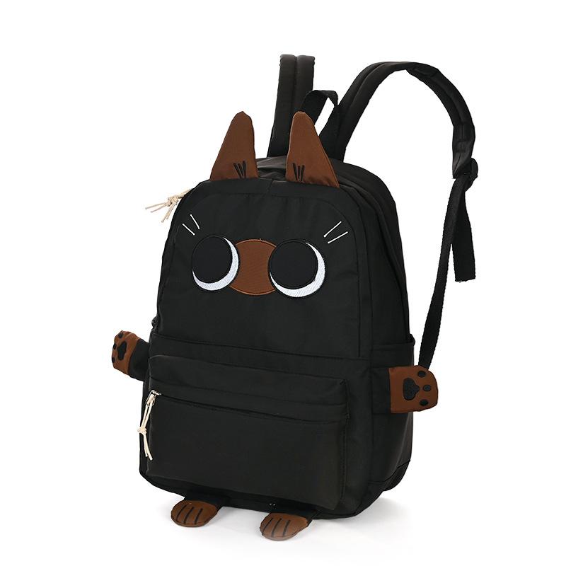 Schultasche1011 Siamkatze Koreanische Version Harajuku Rucksack Campus Tasche Wind Mittelschüler Schultasche Damen Tasche